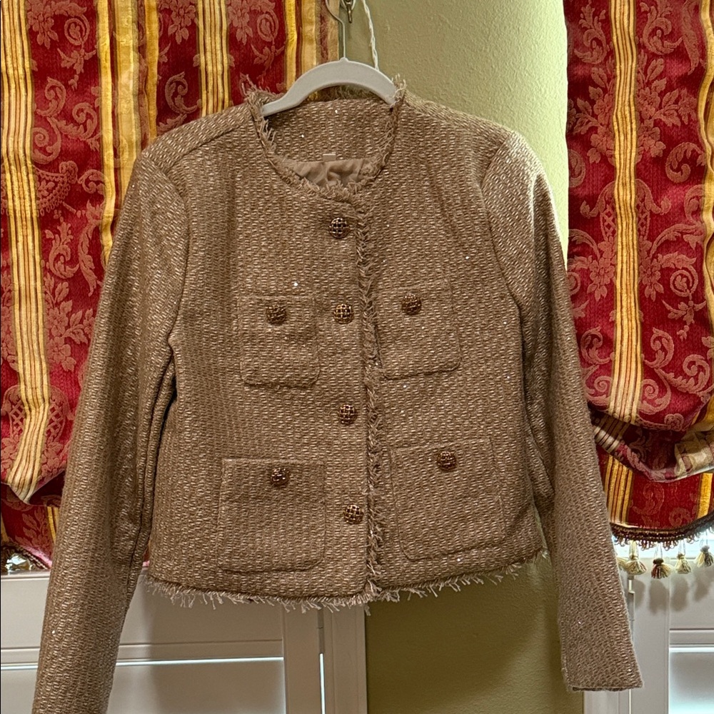 Elegant Tan Women's Jacket